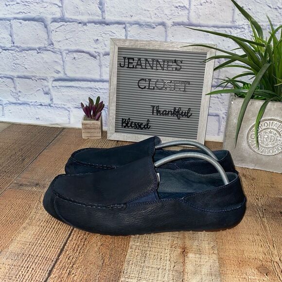 Ugg Australia Men’s Upshaw Navy Blue Driver Mocs Slip-On Loafers main image 6